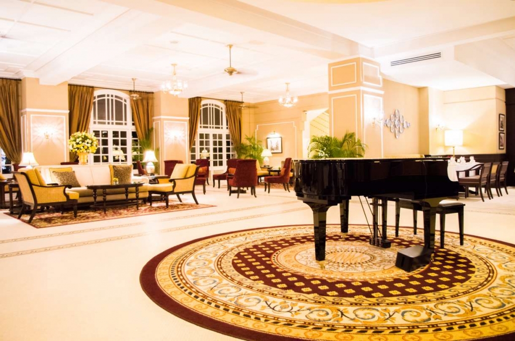 The piano in the Colonial Cafe. It's not usually this empty, but I sneaked back in early in the morning to take this shot. Photo by Jordan Bishop.