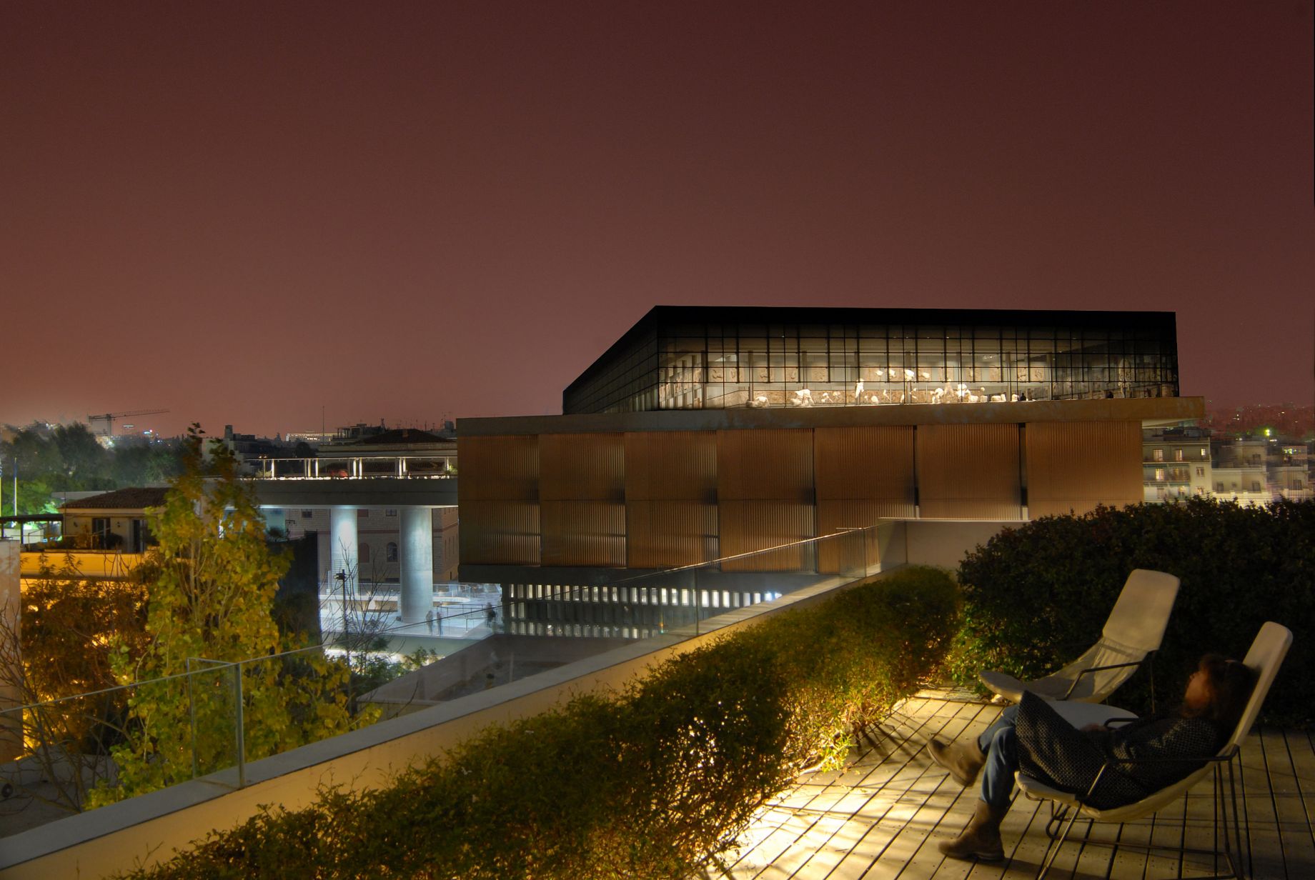 Acropolis museum view restaurant Herodion Hotel